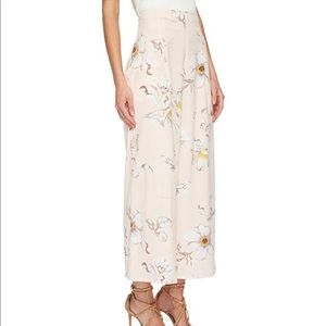 SOLD - J.O.A. Wide leg pants with corset waist